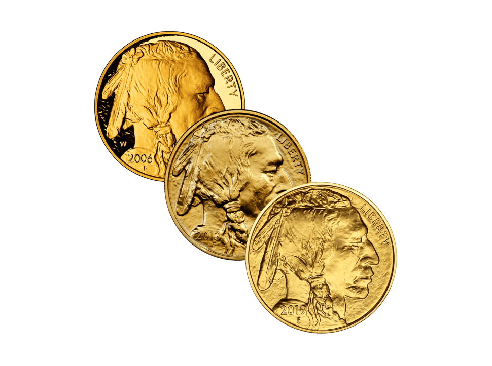 Buy original gold coins 1 oz Gold American Buffalo with Bitcoin!