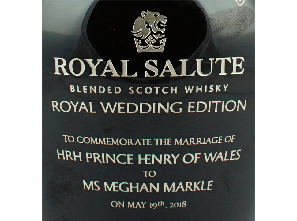 Buy original Whiskey Chivas Regal Royal Salute Wedding Edition 2018 with Bitcoin!