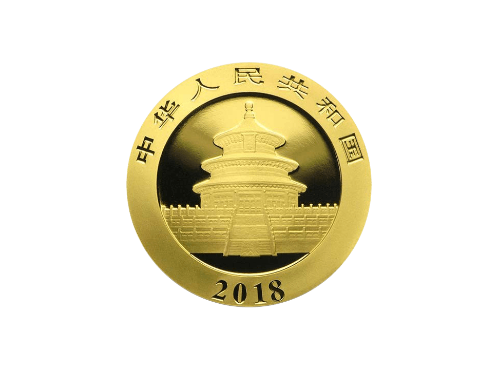 Buy original gold coins China 30g Panda Gold with Bitcoin!