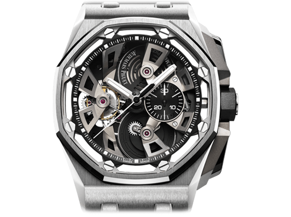 Buy original Audemars Piguet ROYAL OAK OFFSHORE TOURBILLON CHRONOGRAPH with Bitcoins!