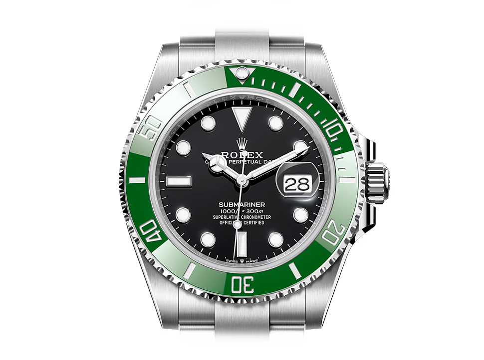 Buy original Rolex Submariner Date m 126610lv-0002 with Bitcoin!