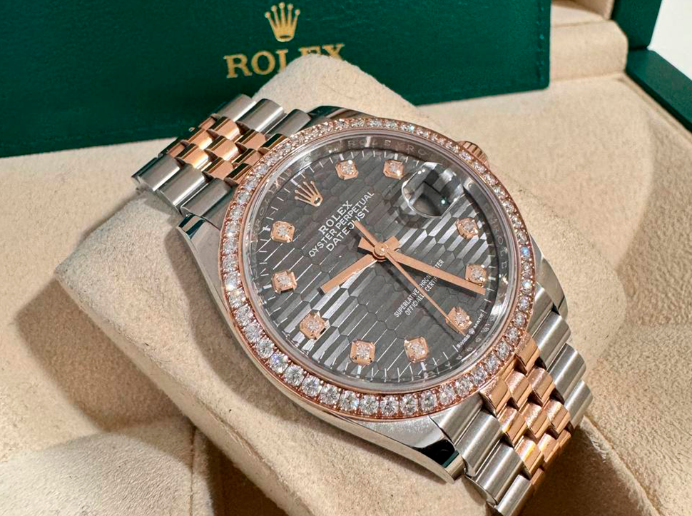 Buy original Rolex Datejust 36 m 126281rbr-0029 with Bitcoin!