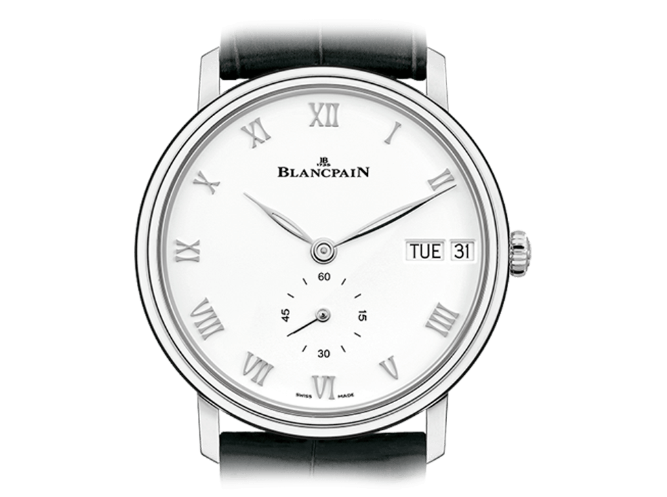 Buy original Blancpain VILLERET JOUR DATE 6652-1127-55B with Bitcoins!