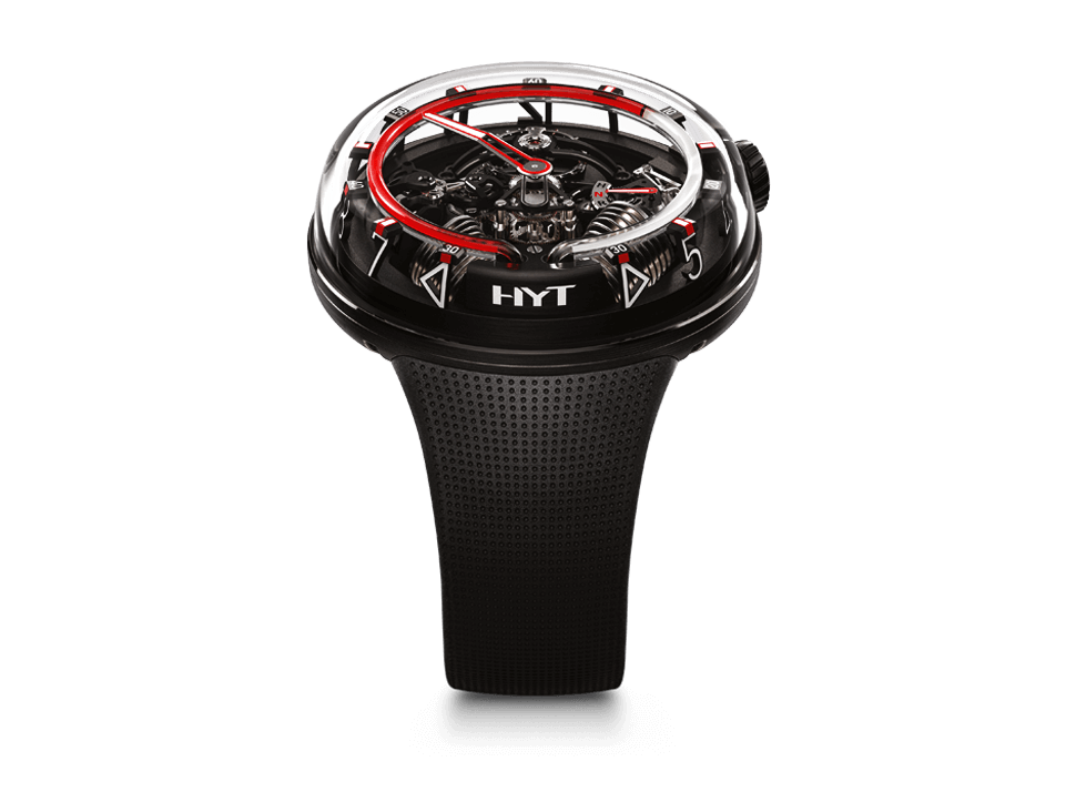 Buy original HYT H20 Black DLC Red 251-AD-461-RF-RU with Bitcoins!