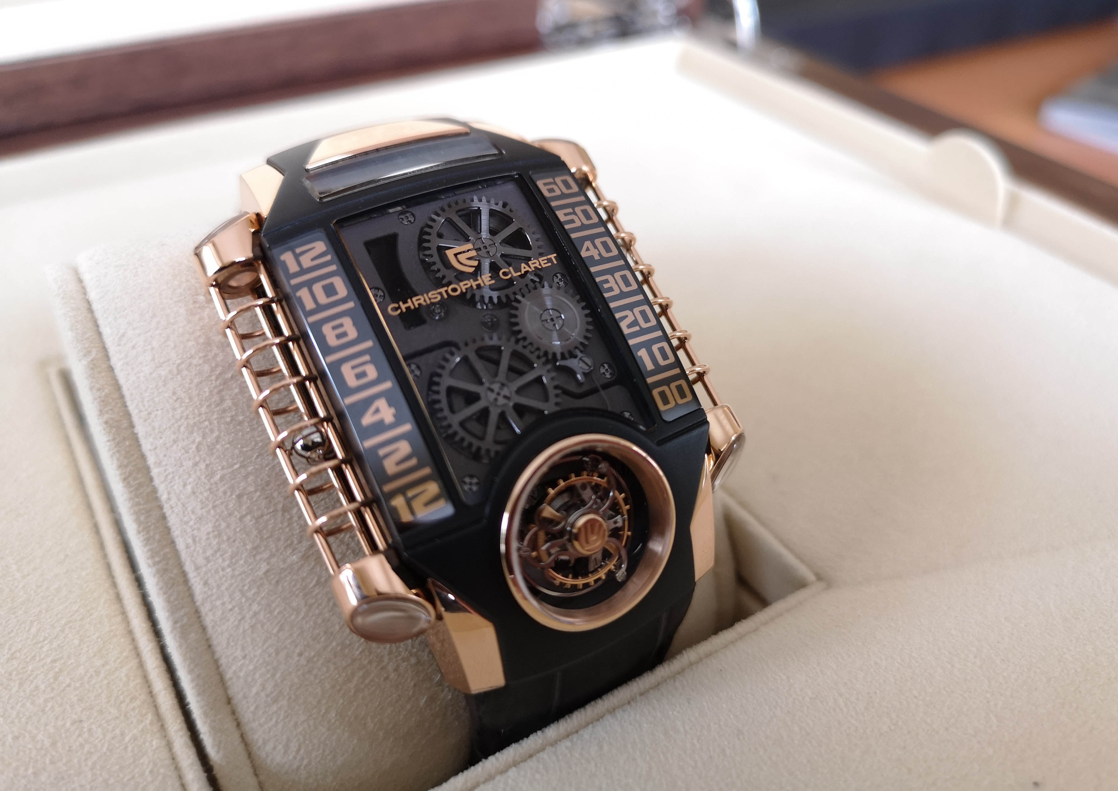 CHRISTOPHE CLARET X-TREM-1 with bitcoin on BitDials