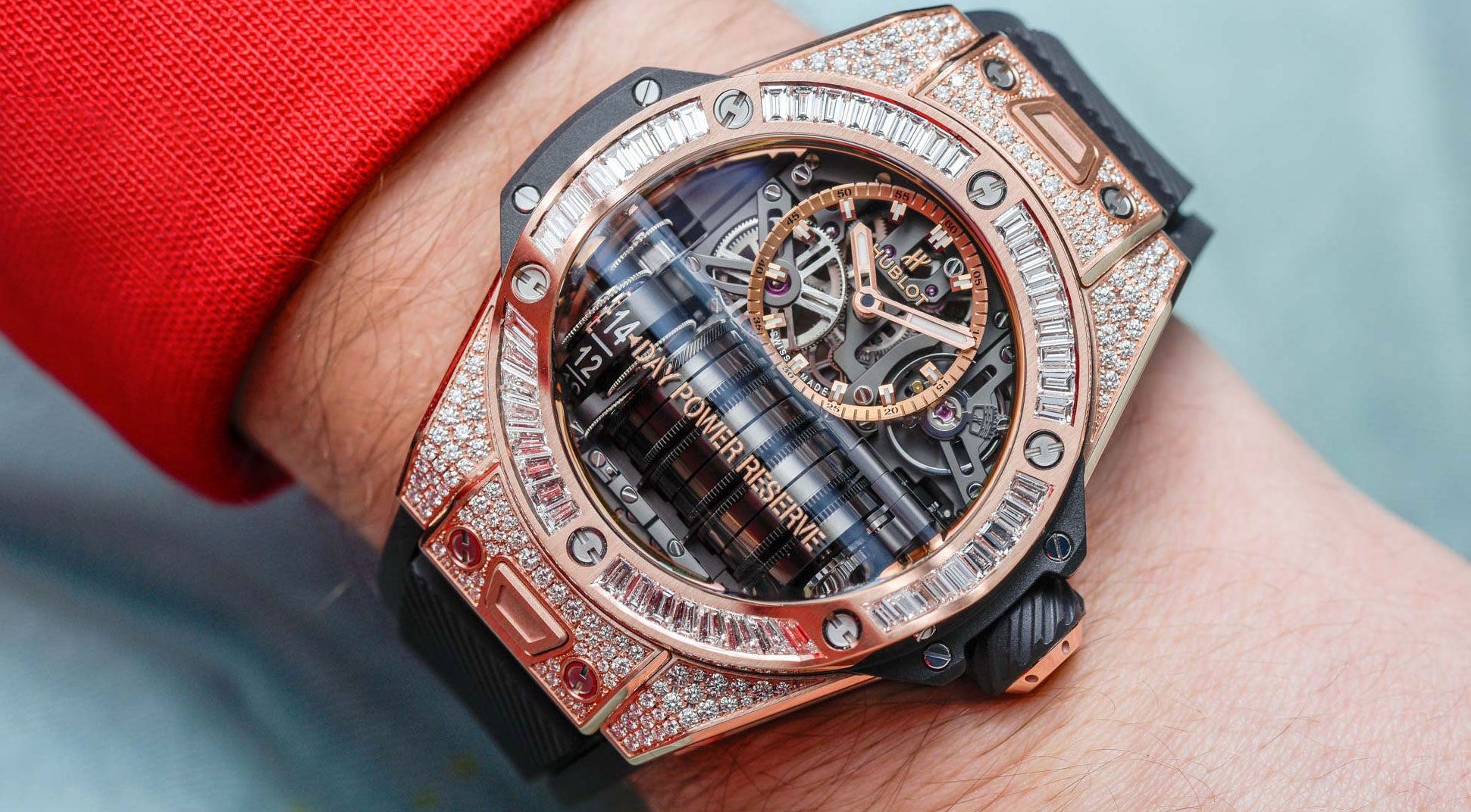 Hands-On: Hublot Big Bang MP-11 Power Reserve 14 Days King Gold Jewellery Watch