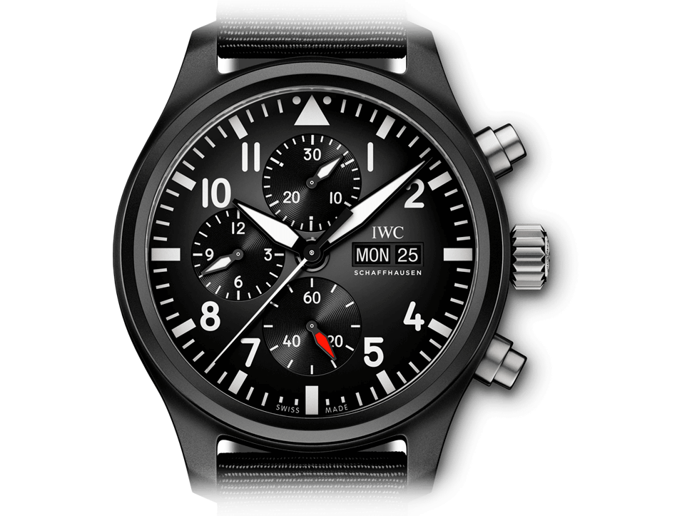 Buy original IWC Pilot's-Watch-Chronograph-Top-Gun IW389101 Bitcoins!