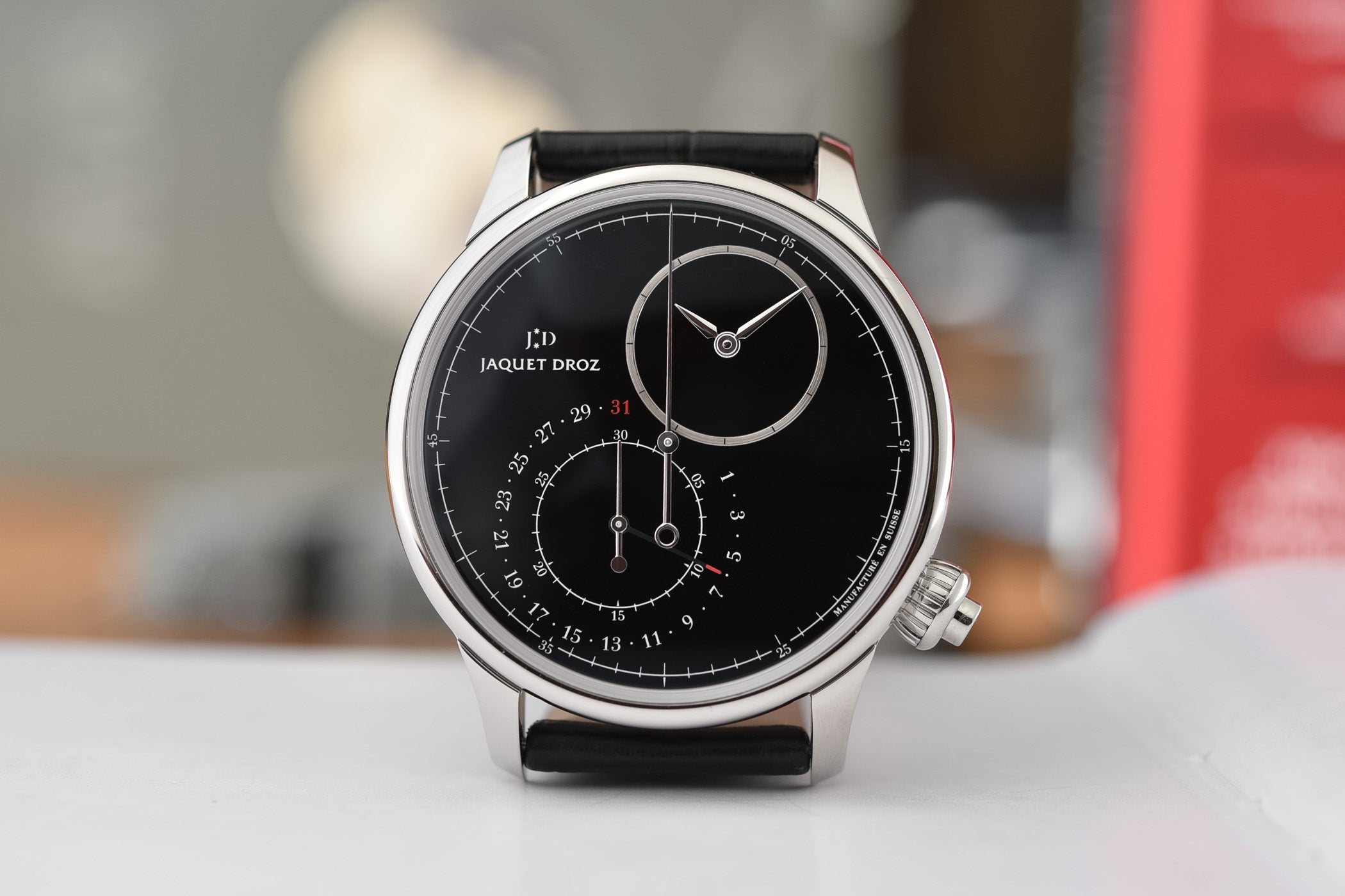 GRANDE SECONDE OFF-CENTERED CHRONOGRAPH BLACK ONYX