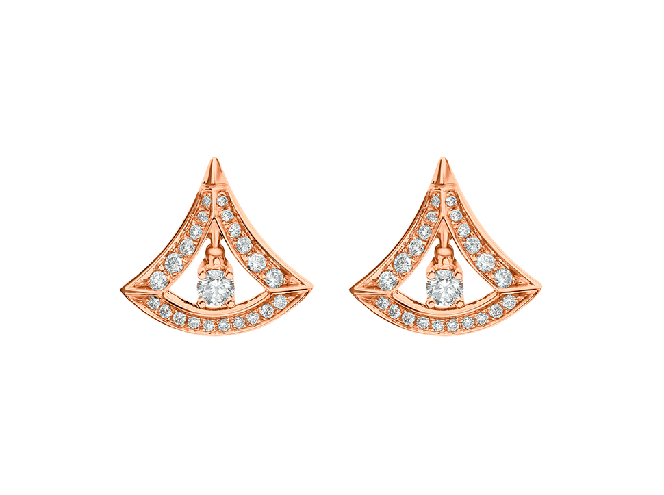 Buy original Jewelry Bvlgari Divas' Dream Earrings 356450 with Bitcoins!