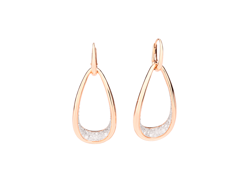 Buy original Jewelry Pomellato Fantina Earrings O.C009/B9O7 with Bitcoins!