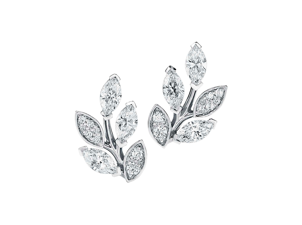 Buy original Jewelry Tiffany Victoria Ear Pins 66886409 with Bitcoins!