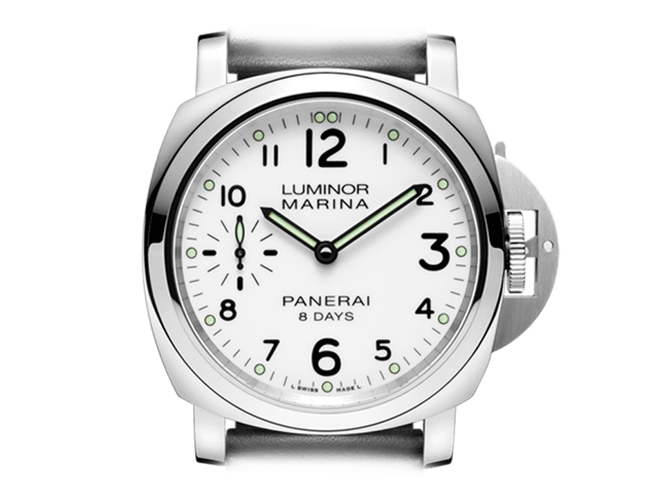 Buy original Panerai LUMINOR MARINA 8 DAYS ACCIAIO PAM00563 with Bitcoins at BitDials.eu