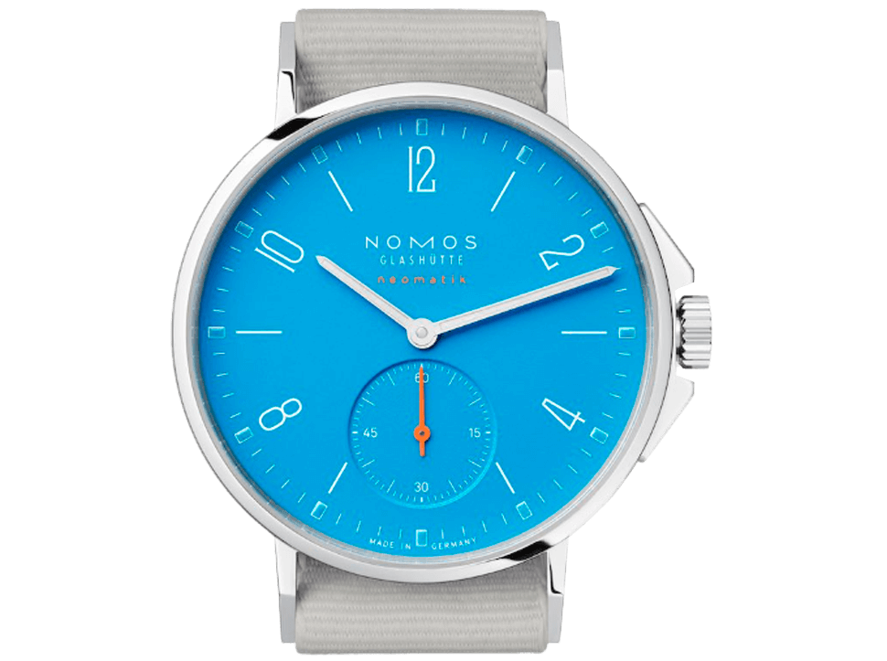 Buy original Nomos Glashuette AHOI NEOMATIK SIREN BLUE 562 with bitcoin!