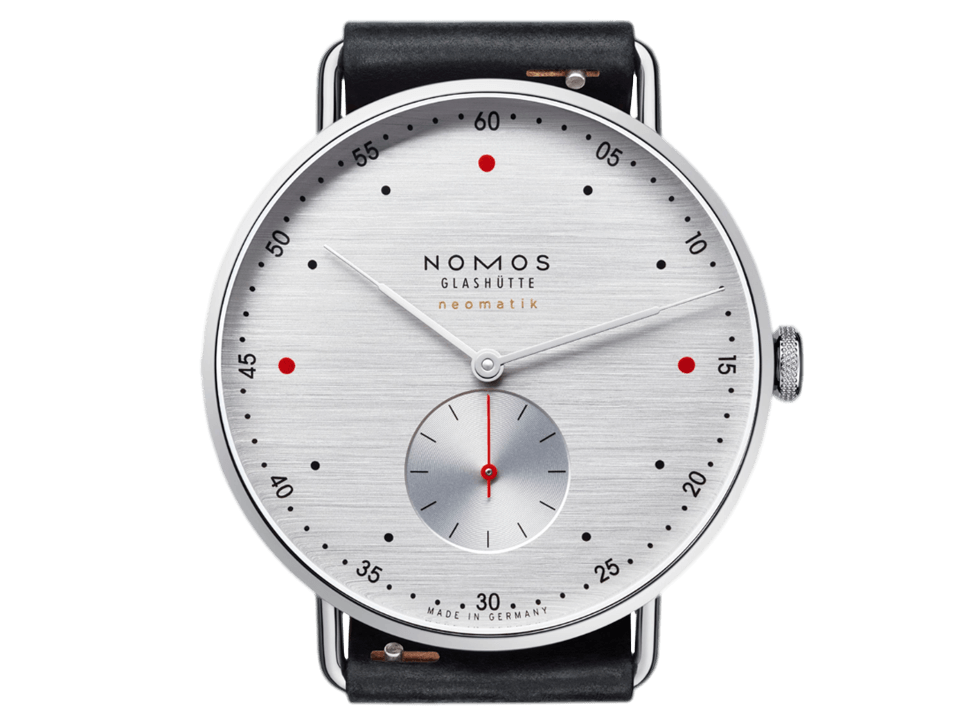 Buy original Nomos Glashuette METRO NEOMATIK 39 SILVERCUT 1114 with Bitcoin!