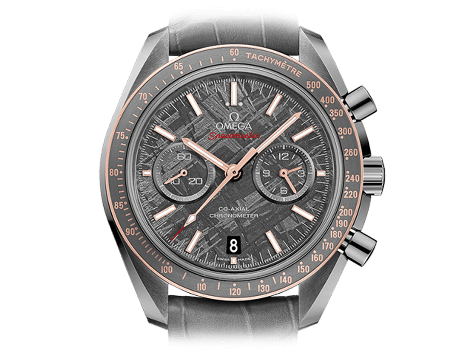 Buy original Omega Speedmaster Moonwatch Meteorite 311.63.44.51.99.001 with Bitcoins!