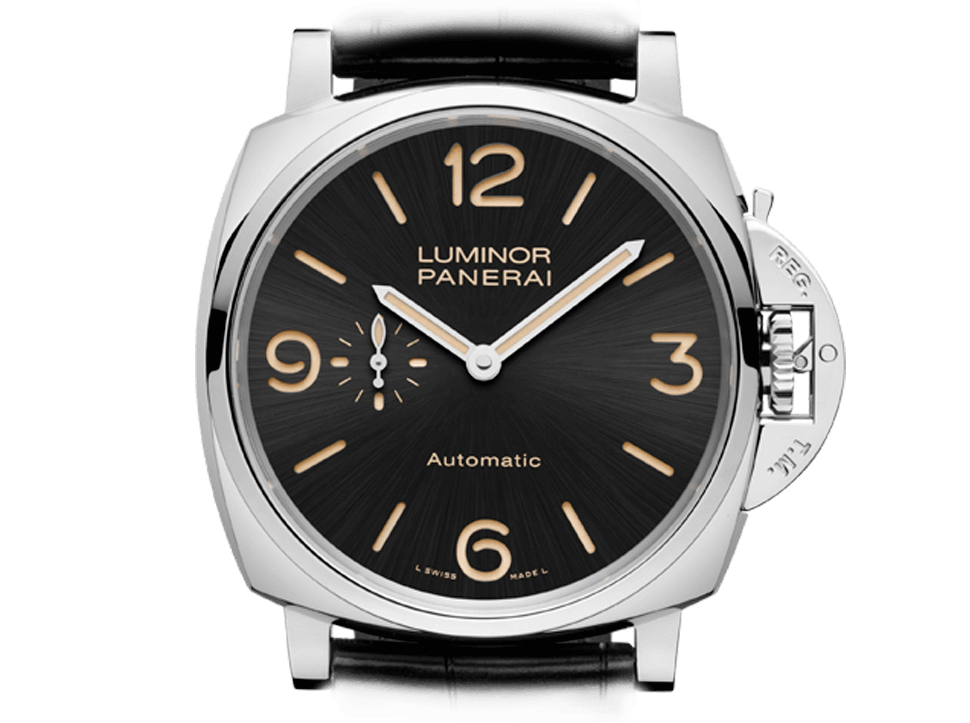 Buy original Panerai LUMINOR DUE 3 DAYS ACCIAIO PAM00674 with Bitcoin!