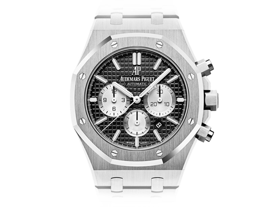 Buy original Audemars Piguet ROYAL OAK CHRONOGRAPH with Bitcoins!