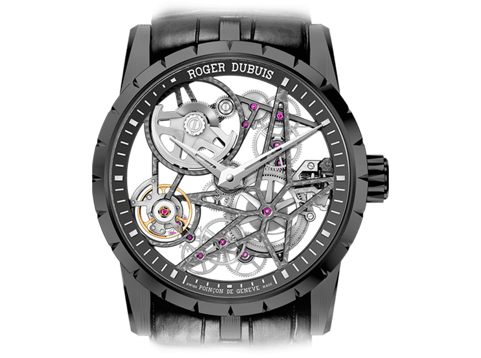 Buy original Roger Dubuis Excalibur Automatic Skeleton DBEX0473 with Bitcoins!