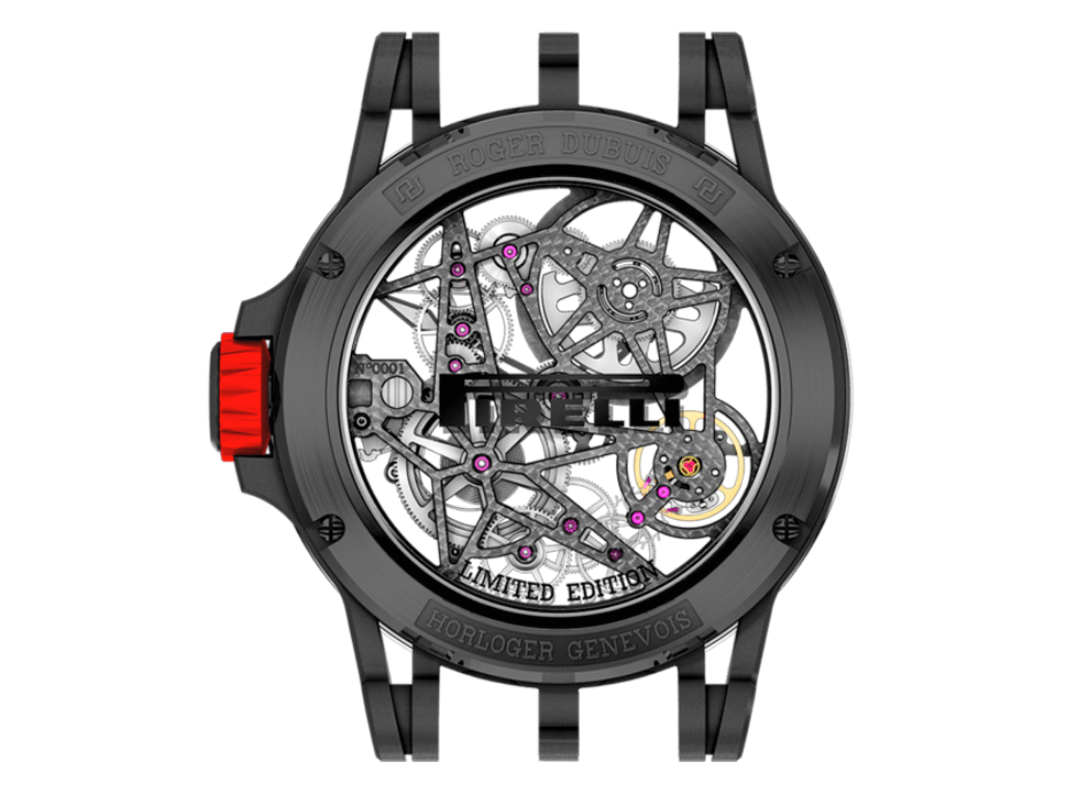 Buy Roger Dubuis Excalibur Spider Pirelli- Automatic Skeleton with Bitcoins on Bitdials