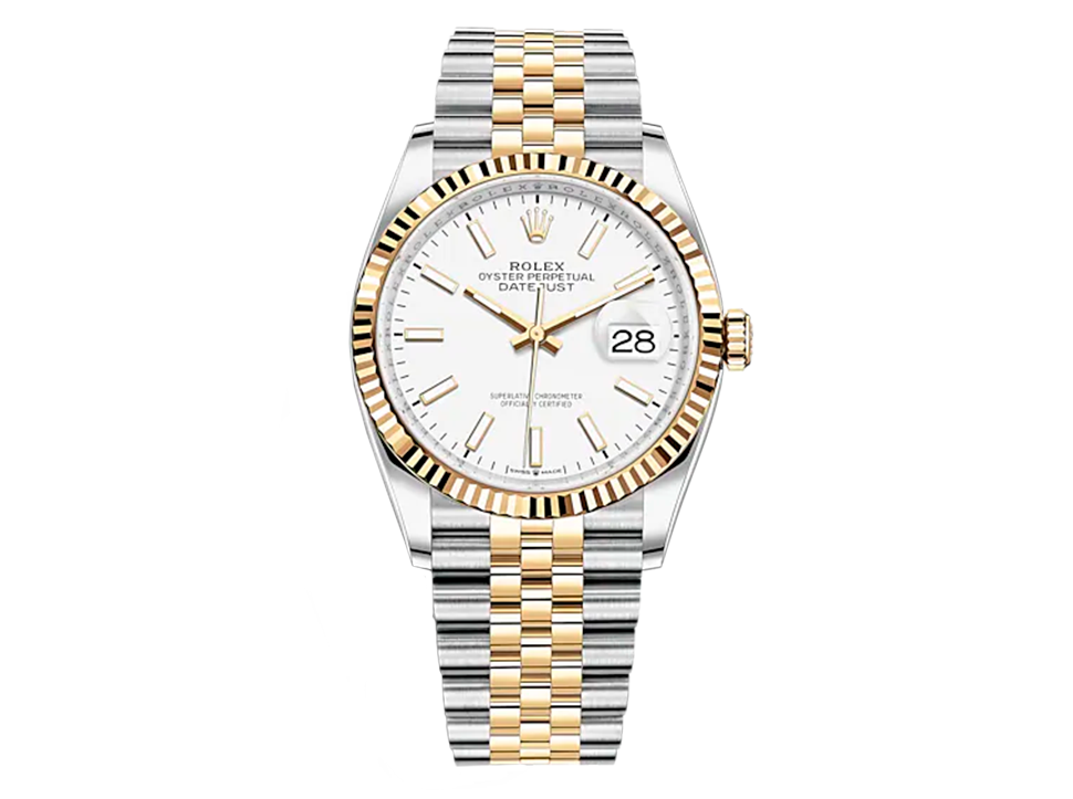 Buy original  Rolex Datejust 36 m 126233 with Bitcoin!