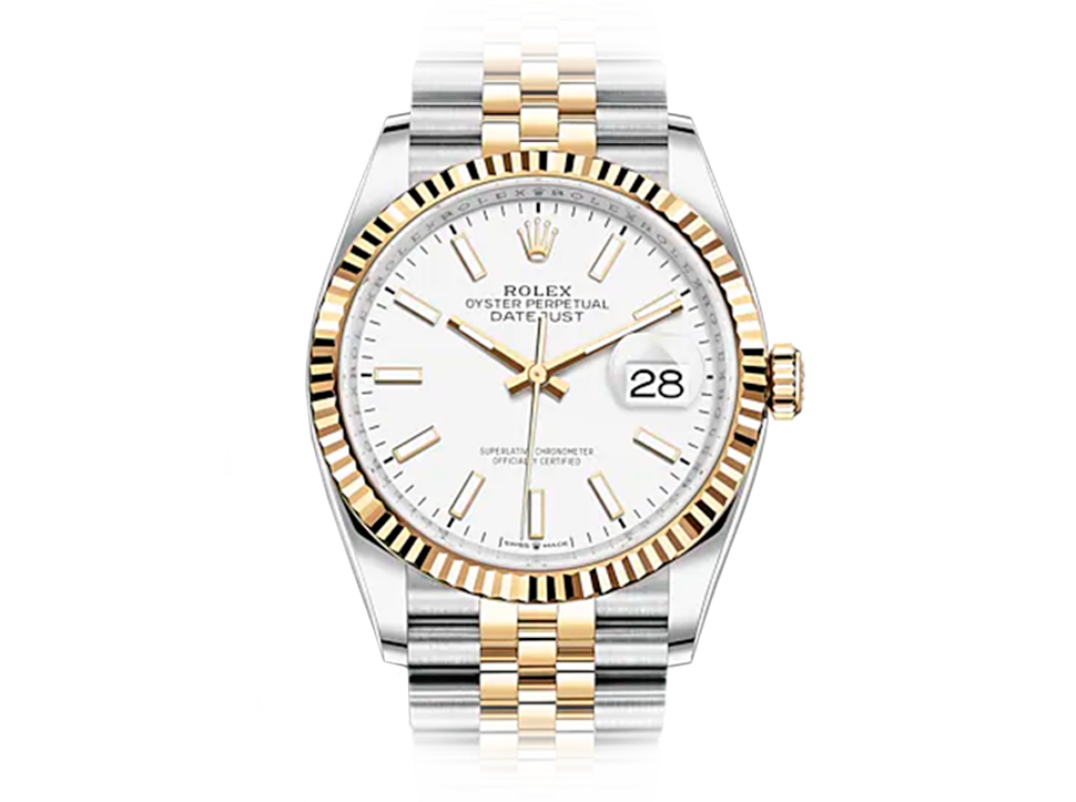 Buy original  Rolex Datejust 36 m 126233 with Bitcoin!