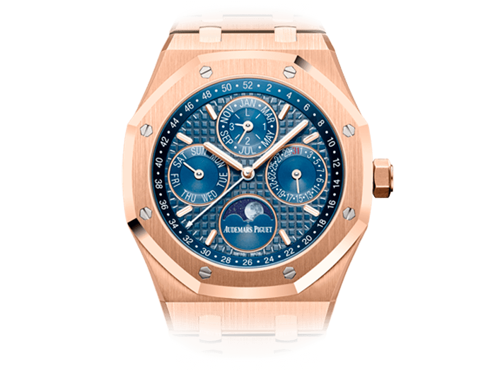 Buy original Audemars Piguet Royal Oak Perpetual Calendar 26574OR.OO.1220OR.02 with Bitcoins!