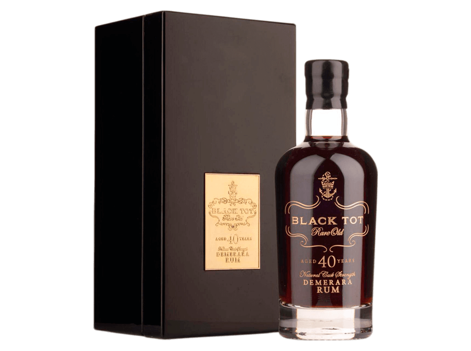 Buy original Black Rum Black Tot 40 Year Old Bottling Note with Bitcoins!