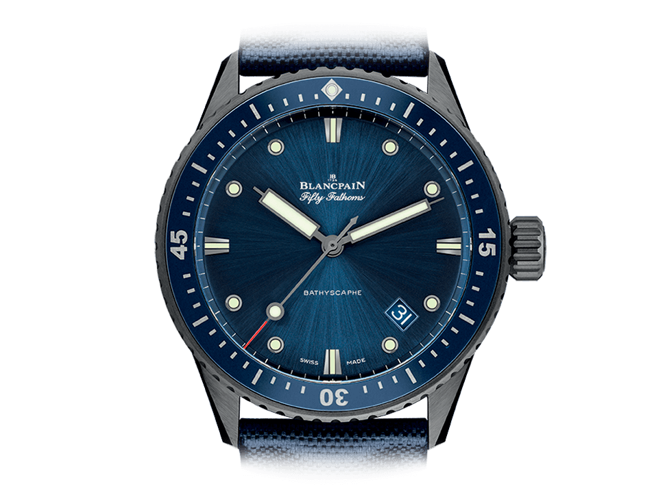 Buy original Blancpain BATHYSCAPHE 5000 0240 O52A with Bitcoins!