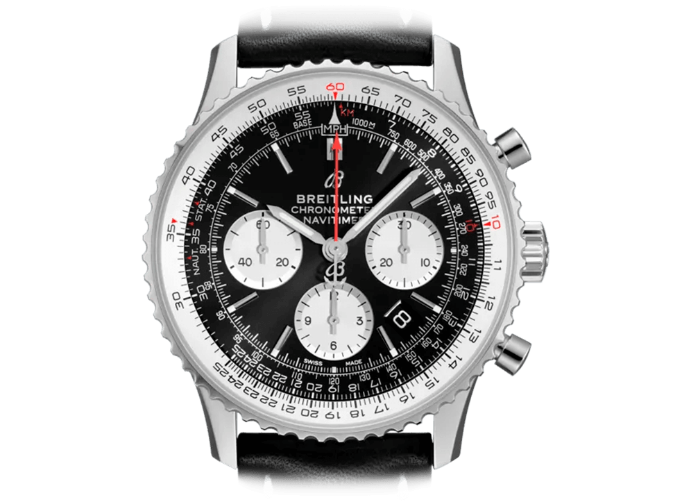 Buy original Breitling Navitimer B01 Chronograph AB0121211B1X2 with Bitcoins!