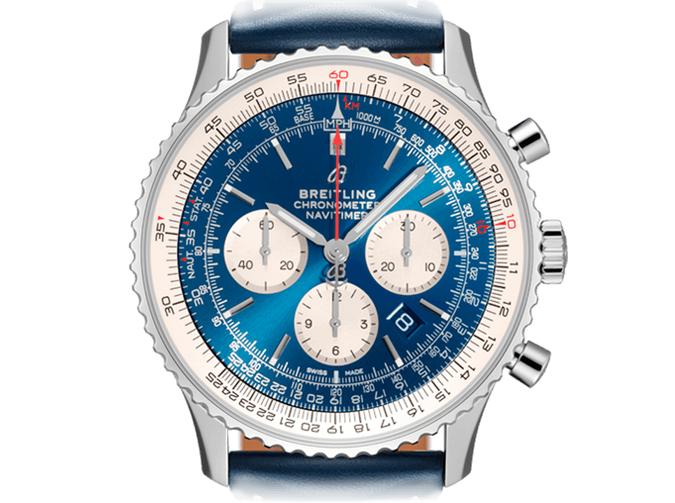 Buy original Breitling Navitimer B01 Chronograph AB0127211C1X1 with Bitcoins!