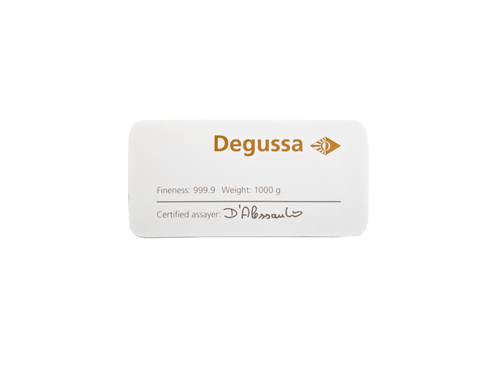  BitDials | Buy original Degussa Gold Bar (casted) 1000g with Bitcoins!