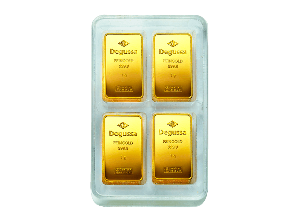  BitDials | Buy original Degussa Gold Bar (minted) 100 x 1 gram single barswith Bitcoins!