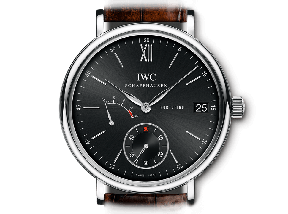 Buy original IWC PORTOFINO HAND-WOUND 8 DAYS IW510102 Bitcoins!