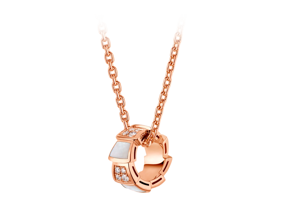 Buy original Jewelry Bvlgari Serpenti Viper Pendant 357095 with Bitcoin!