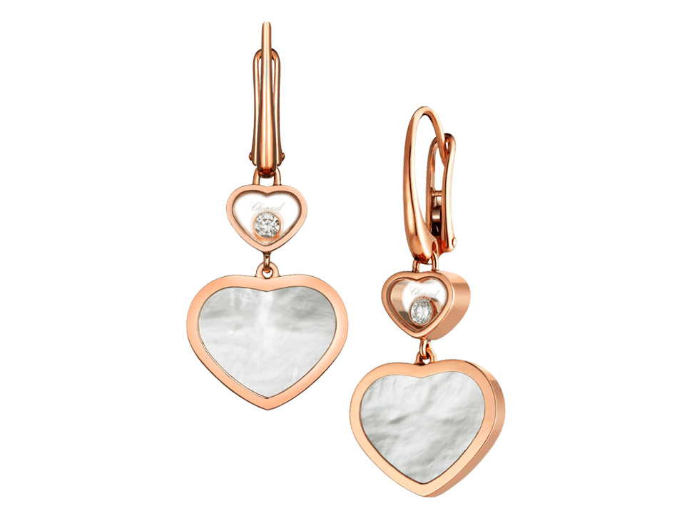 Buy original Chopard HAPPY HEARTS EARRINGS with Bitcoins!