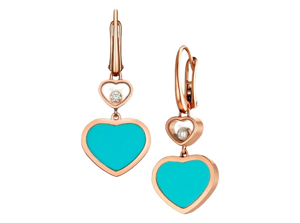 Buy original Chopard HAPPY HEARTS EARRINGS with Bitcoins!