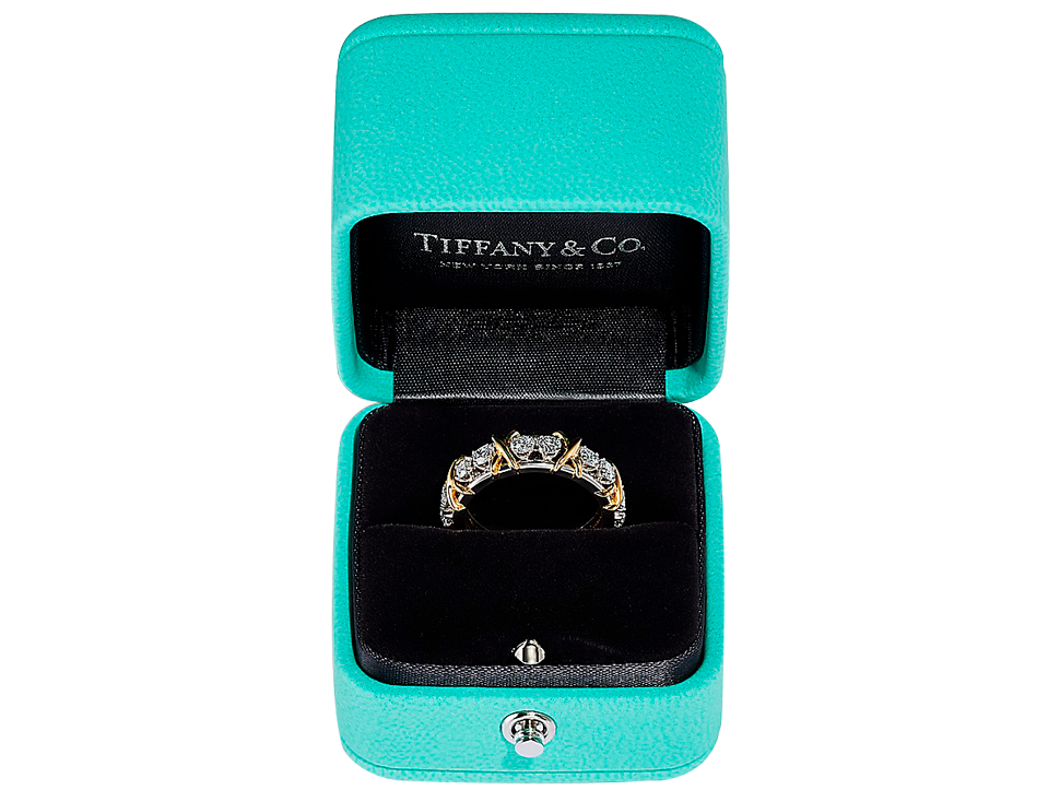 Buy original Jewelry Tiffany & Co. Schlumberger ring GRP00053 with Bitcoin!