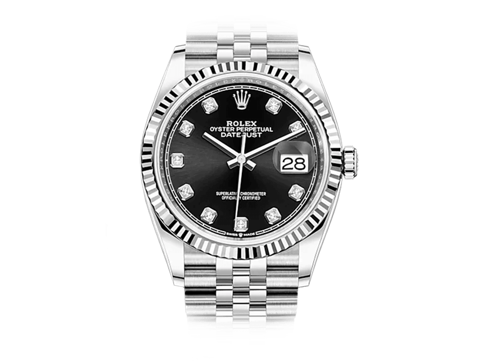 Buy original Rolex DATEJUST 36 m 126234-0027 with bitcoin!