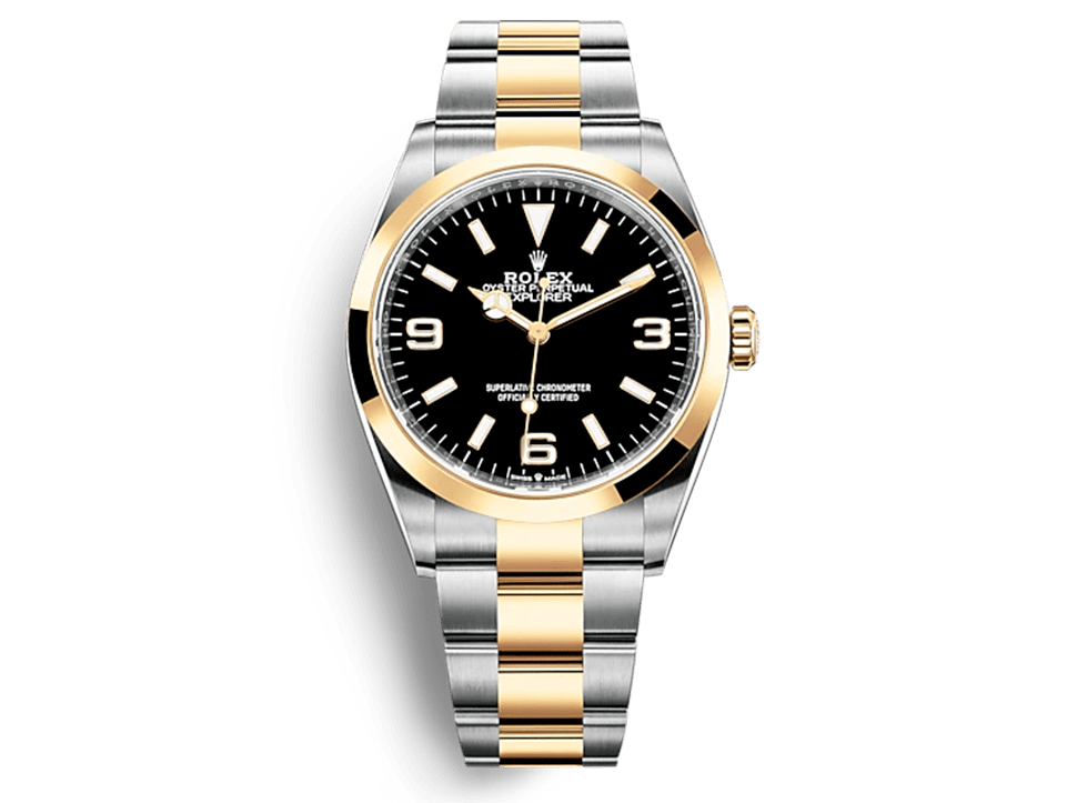 Buy original Rolex EXPLORER m124273-0001 with Bitcoin!