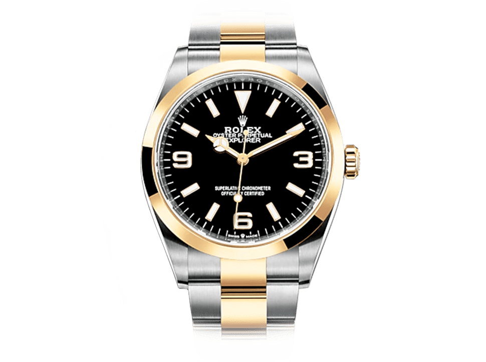 Buy original Rolex EXPLORER m124273-0001 with Bitcoin!