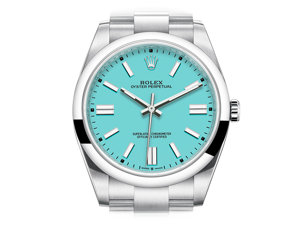 Buy original Rolex Oyster Perpetual m 124300 with Bitcoin!