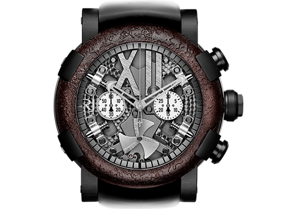 Buy original Romain Jerome STEAMPUNK CHRONOGRAPH RJ.T.CH.SP.002.01 with Bitcoin!