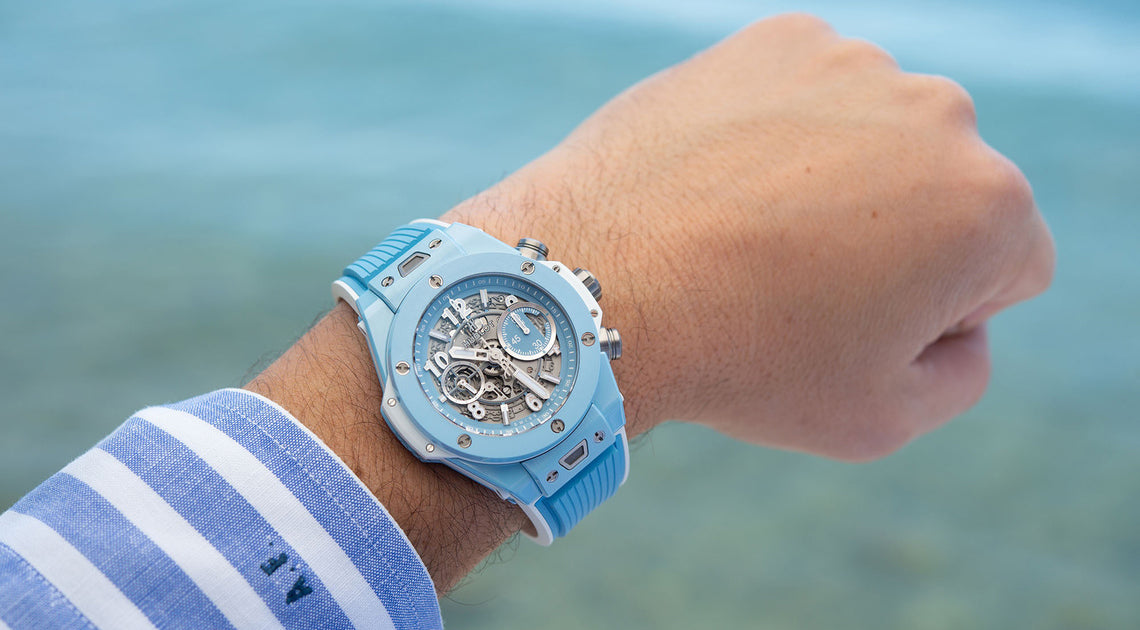 All About The Beach: Hublot Turns Up The Heat With The Big Bang Unico 45 Sky Blue