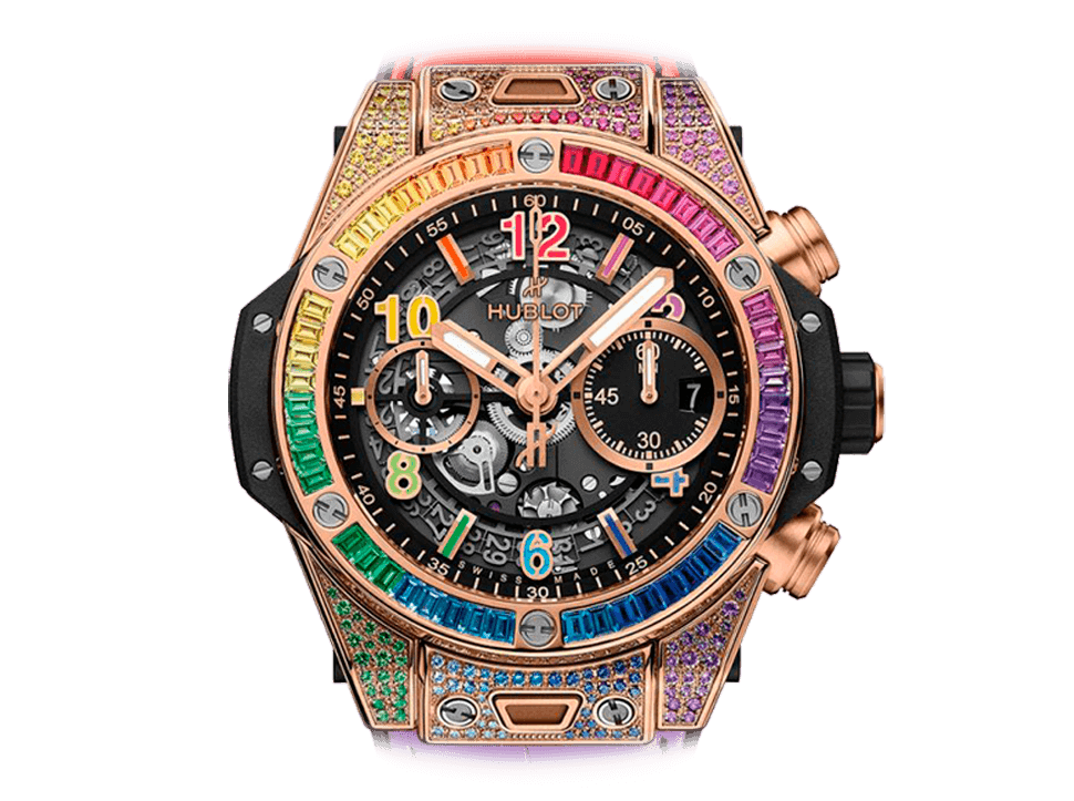 Buy original Hublot Big Bang Unico Rainbow 441.OX.1118.LR.0999 with Bitcoin!