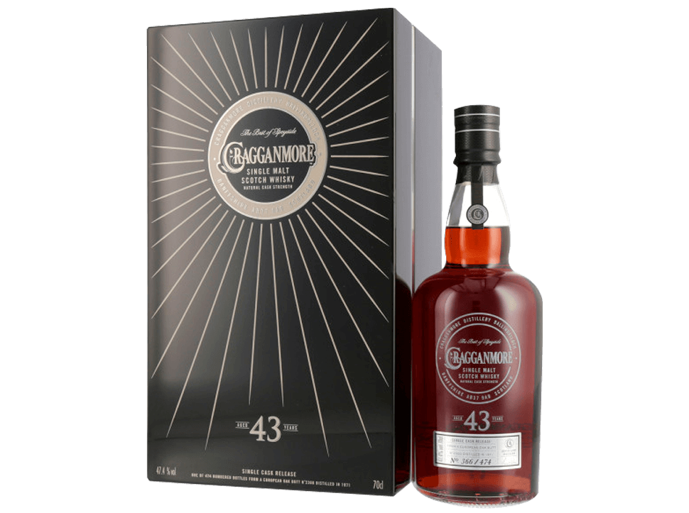 Buy original Whiskey Cragganmore 43 YO with Bitcoin!