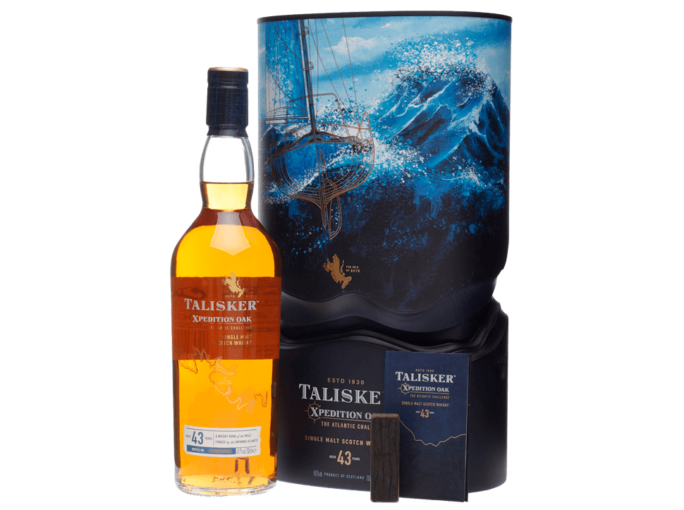 Buy original Whiskey Talisker 43 years Xpedition Oak with Bitcoin!