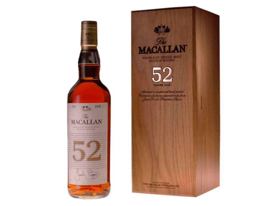 Buy original Whiskey The Macallan 52 Year Old with Bitcoins!