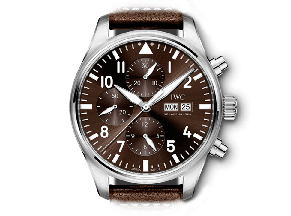 Buy original IWC PILOT'S WATCH CHRONOGRAPH EDITION ANTOINE DE SAINT EXUPERY IW377713 with Bitcoins!