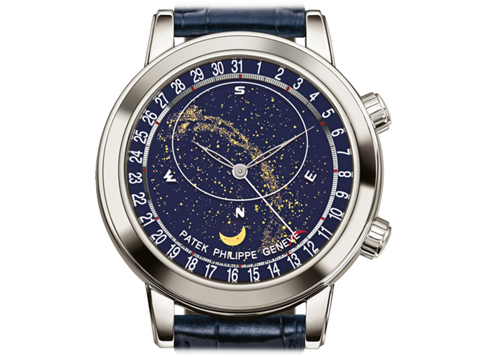 Buy original Patek Philippe Grand Complications Celestial 6102P with Bitcoin!