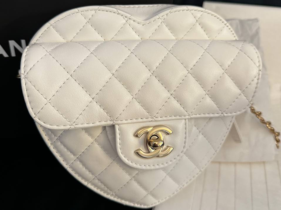 Buy original Chanel Heart with Bitcoin!